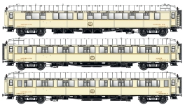L.S. Models LS49139 - H0 - 3-tlg. Set Schlafwagen WL S1 Ägypten, Ep. II